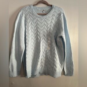 Croft & Barrow cable knit crew neck sweater